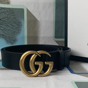 NICE  Leather belt with Double  buckle